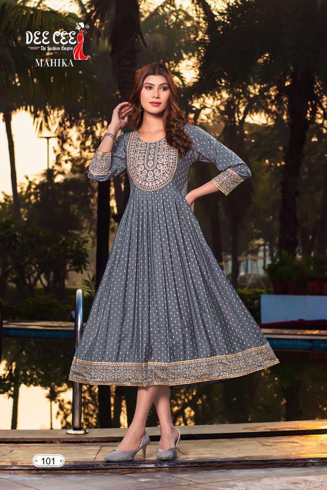 Deecee By Mahika Heavy Chanderi Printed Kurtis Catalog